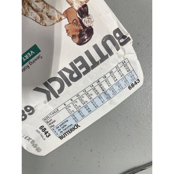 80s Butterick 6843 Sewing Pattern Sizes XS Small Medium Jacket & Coat UNCUT - Picture 3 of 6